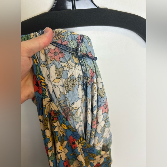 Natural Life Floral Ditsy Floral Boho Relaxed Midi Dress Lightweight Size S - Picture 9 of 11